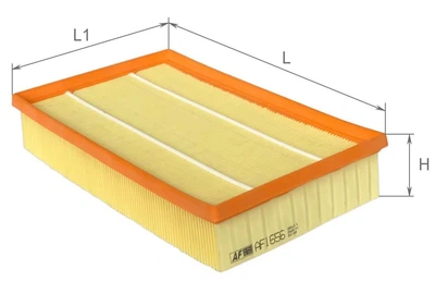 Фільтр повітряний Alpha filter VW T5 1.9TDI/2.0/BiFuel/TDI/TSI/2.5TDI/3.2 V6 03-15/VW T6 2.0TDI/TSI 15- (AF1656)