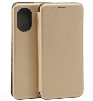 Etui z klapką Beline Book Magnetic do Oppo Reno 6 Pro Gold (5905359816379)