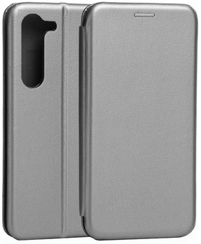 Etui z klapką Beline Book Magnetic do Samsung Galaxy S23 Plus Steel (5905359811701)