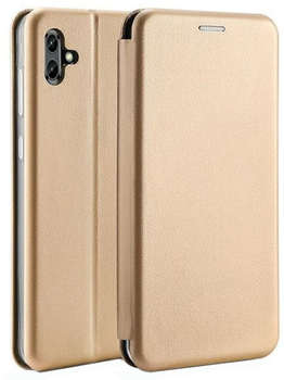 Etui z klapką Beline Book Magnetic do Samsung Galaxy A12/M12 Gold (5903919063201)