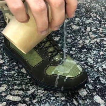 Тактичні літні кросівки ЗСУ олива, військове взуття розмір 46