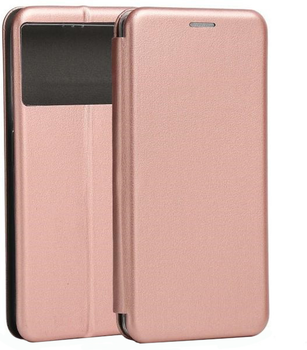 Etui z klapką Beline Book Magnetic do POCO M5 Rose gold (5905359811930)