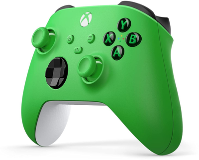 Bezprzewodowy pad do gier Microsoft Xbox Bezprzewodowy kontroler Velocity Green (QAU-00091)