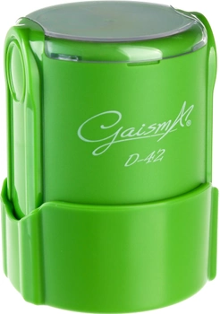 Оснастка для круглой печати d 42 мм Gaisma D-42 зеленый корпус с крышкой (482021201001905)