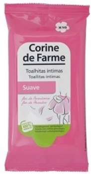 Chusteczki do higieny intymnej Corine de Farme Suave Intimate Wipes 10 szt (3468080603042)
