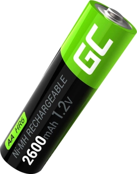 Акумуляторні батарейки Greencell Ni-MH AA 2600 мА·г 4 шт. (5903317225812)