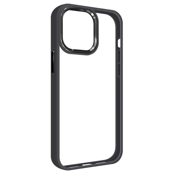 Чехол для Apple iPhone 14 Pro Max, UNIT2, Черный, ударопрочный, прозрачный противоударный чехол-накладка из TPU и поликарбоната (PC), с защитными бортиками, защита всего корпуса от ударов и царапин, ArmorStandart (ARM69958)