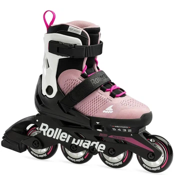 Детские ролики Rollerblade Microblade 2023 36,5-40 Білий-Рожевий