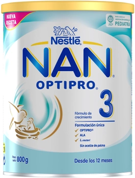 Mleko w proszku Nestle Powdered Growth Formula Nan Optipro 3 Of 800 g (7613032875268)
