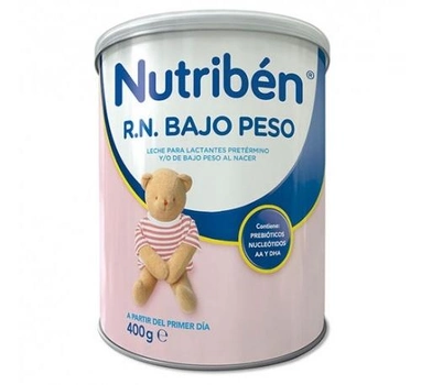 Молочна суха суміш для дітей Nutriben RN Low Weight 400 г (98430094081333)