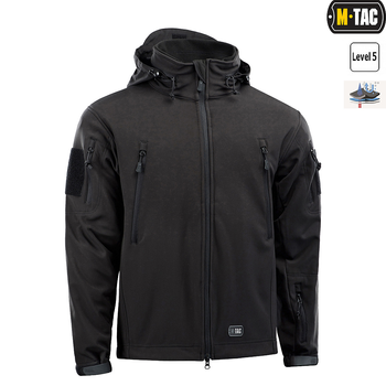 M-Tac куртка Soft Shell з підстібкою Black 2XL
