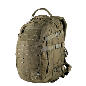 M-Tac рюкзак Mission Pack Laser Cut Olive, тактический рюкзак, городской рюкзак 25 литров, боевой рюкзак олива