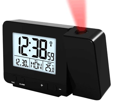 Проєкційний годинник Technoline WT546 Black (WT546)