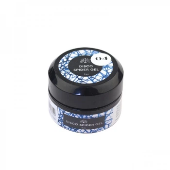 Гель Павутинка Global Fashion Disco Spider Gel 04 блакитний світловідбивний 5 г (4603764643719)