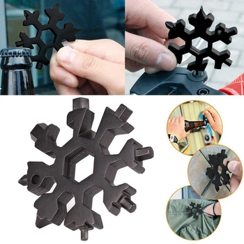 Мультитул многофункциональный набор ключей 18в1 "Снежинка" Snowflake Multi-Tool (429778)