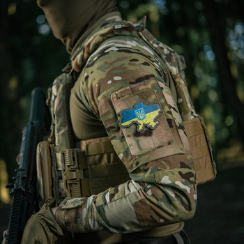 M-Tac нашивка Україна з гербом жовто синій