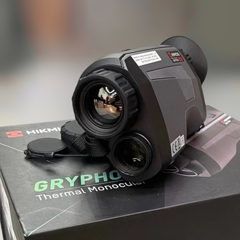 Тепловізійний монокуляр HikMicro Gryphon GH25, 1200 м, 25 мм, цифрова камера 1080p, Wi-Fi
