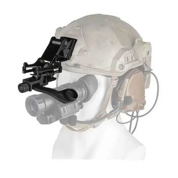 Комплект креплений Rhino Mount + J-Arm на шлем для прибора ночного видения PVS-14 Метал + метал (3002735) Kali