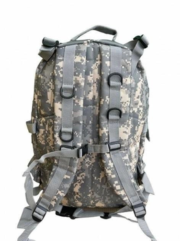 Тактический военный рюкзак US Army M11 серый пиксель - 50x39x25 см (backpack gray pixel M11)