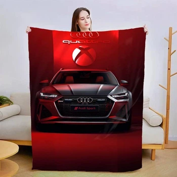 Плед Элитная Audi покрывало с 3D рисунком размер 160х200