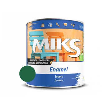 Эмаль алкидная универсальная Miks изумрудная
