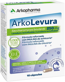 Probiotyk Arkopharma Arko-Levura Saccharomyces Boulardii 10 Capsules (3578830112868)