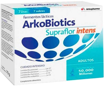 Probiotyk Arkopharma Arkobiotics Supraflor Intens Adult 7 Sachets (8428148466014)