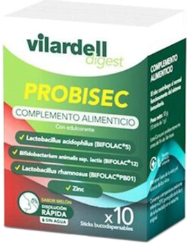 Kompleks prebiotyków i probiotyków Vilardell Digest Probilac 10 Sticks (8470001924544)