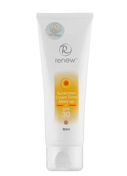 Renew Sunscreen Cream SPF-30 Demi Make-Up Солнцезащитный тональный крем-антиоксидант для лица SPF-30 80мл