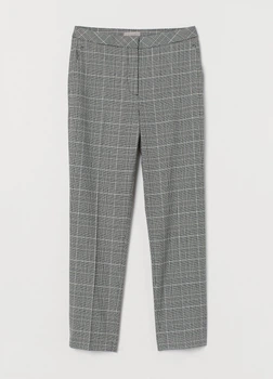 Брюки H&M 34 Черный 0708311_бел. клетка_17