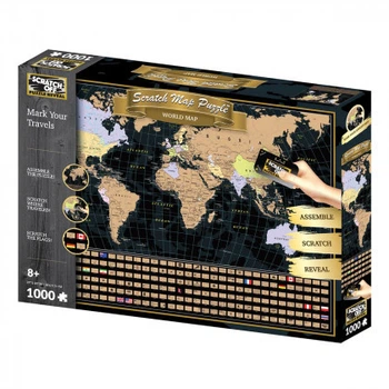 Пазлы 3D Карта мира 68,6-51см 1000 деталей 62010