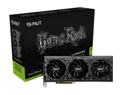 Відеокарта Palit RTX 4080 16GB GDDR6X GameRock OmniBlack (NED4080019T2-1030Q)