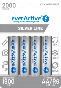 Akumulatory paluszki everActive R6/AA 2000 mAH blister 4 szt. (EVHRL6-2000)