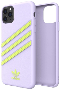Etui plecki Adidas OR Moudled Case Woman do Apple iPhone 11 Pro Max Purple (8718846074117)