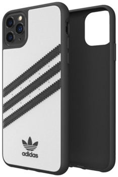 Etui plecki Adidas OR Moulded Case Basic do Apple iPhone 11 Pro Max White-black (8718846070867)