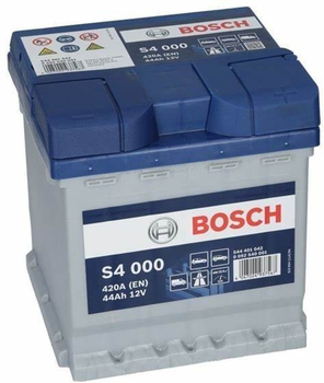 Акумулятор Bosch S4 Silver 44Ah En420 , правий "+" 175x175x190 (ДхШхВ)0 092 S40 0011