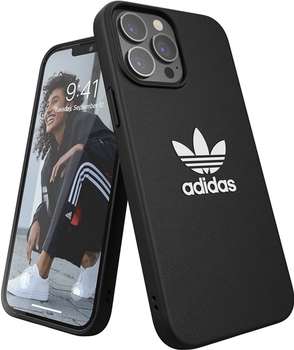 Etui plecki Adidas OR SnapCase Trefoil do Apple iPhone 13 Pro Max Black (8718846096065)