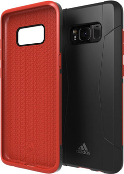 Etui plecki Adidas SP Solo Case do Samsung Galaxy S8 Black-energy red (8718846051637)