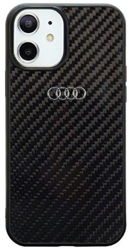 Etui plecki Audi Carbon Fiber do Apple iPhone 11 Black (6955250224871)