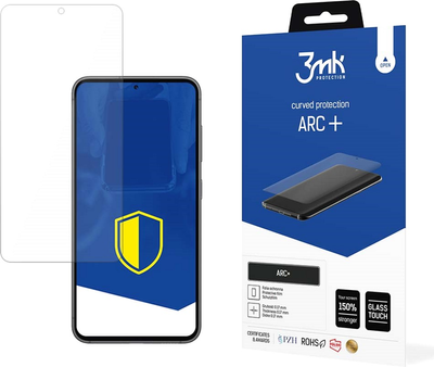 Захисне скло 3MK ARC+ Fullscreen для Samsung Galaxy S23 (5903108512497)