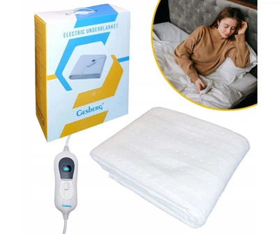 Электроодеяло GESBERG HEATING MAT с дистанционным управлением и таймером150x80 см