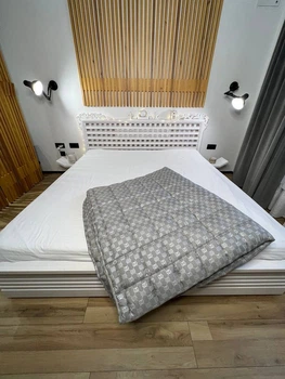 Ковдра зимова Vital Textile євро 200х220см (сіра)
