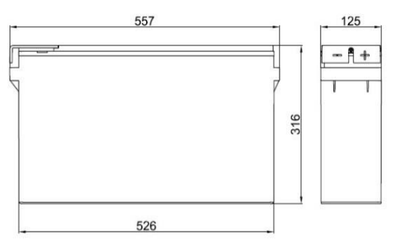 Акумуляторна батарея для ДБЖ RID HC 12V 190Ah (RID HC 12-190)