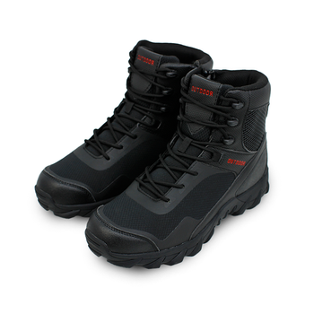 Ботинки тактичні Lesko 6676 Outdoor Black р.46 зносостасті тренивальні демісезонні taktical