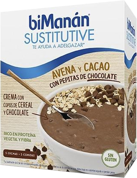 Kasha Bimanan Sustitutive Oatmeal and Cocoa Cream with Chocolate Chips 275g (3175681234215)