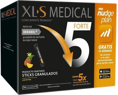Коктейль XLS Medical Forte-5 Pineapple Flavoured Granules 90 Stick (8470002023192)