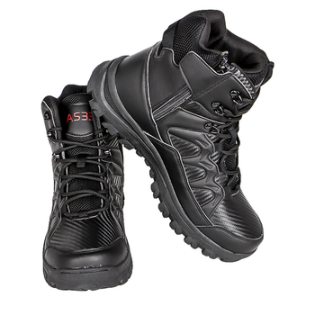 Ботинки тактичні Lesko GZ706 Black р.44 чоловічі на шнуровці демісезонні
