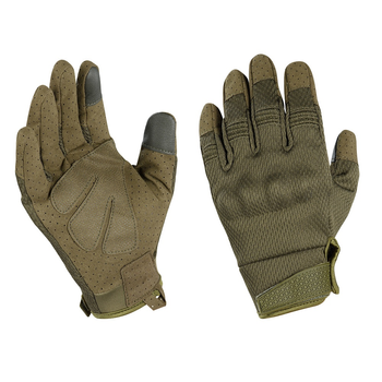 Тактичні рукавиці повнопалі із захистом Olive XL