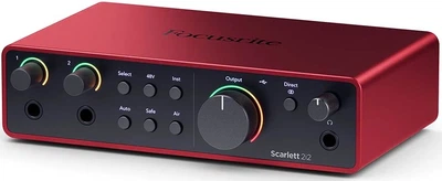 Аудіоінтерфейс FOCUSRITE Scarlett 2i2 4th Gen (234619) – фото