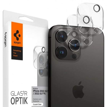 Szkło hartowane Spigen Ez Fit Optik do Apple iPhone 14 Pro/14 Pro Max 2 szt (8809811866599)